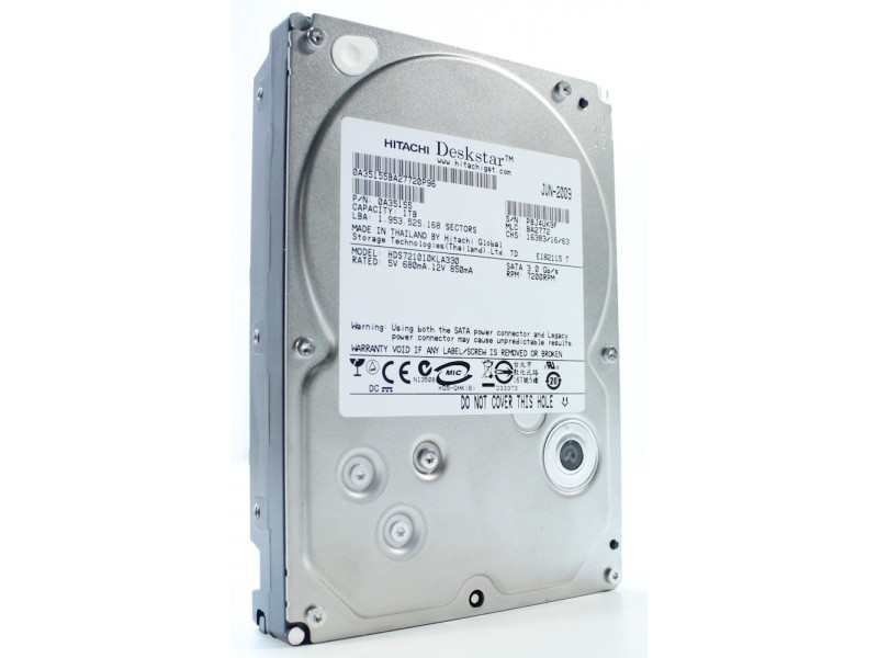 Hard disk 1Tb Hitachi Deskstar SATA II, 7200 rpm, 3.0Gb/s, 3.5 inch