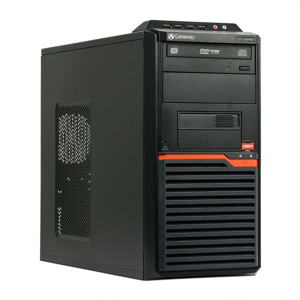 Calculator Gateway DT55 Tower, AMD Athlon II X2 255 3.10GHz , 2Gb DDR3 , 160Gb SATA , DVD-RW