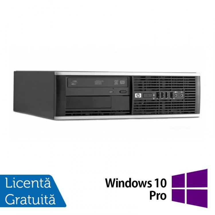 Calculator Refurbished HP 8300 SFF, Intel Core i3-3220 Gen 3, 3.3 Ghz, 4GB DDR3, 500GB, DVD-RW + Windows 10 Pro