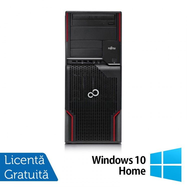Workstation Refurbished FUJITSU CELSIUS W510, Intel Core i5-2400S 2.5GHz - 3.3GHz, 4GB DDR3, 250 GB HDD, DVD-ROM + Windows 10 Home