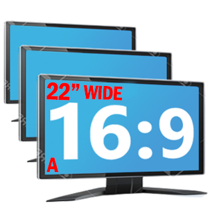 Monitoare LCD de 22 inch Grad A Diverse modele Samsung, DELL, Lenovo, Fujitsu, HP, NEC 