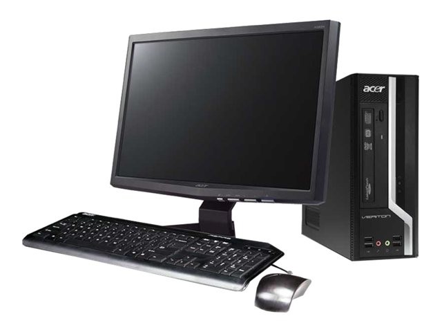 Pachet PC+LCD Acer Veriton X2610G SFF, Intel Core i5-2400 3.10GHz , 4Gb DDR3, 250Gb SATA , DVD