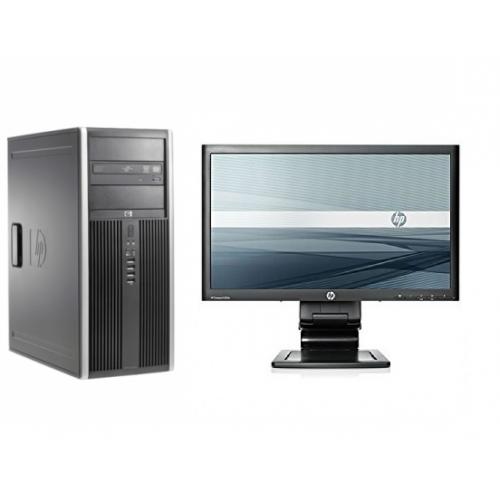 Pachet PC+LCD HP DC7900 Tower, Intel Core 2 Quad Q9400 2.66Ghz, 4Gb DDR2, 250Gb SATA, DVD-RW 