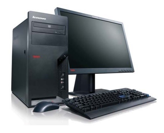 Pachet PC+LCD Lenovo ThinkCentre M58e, Intel Core 2 Duo E8400 3.00Ghz, 2Gb DDR2, 160Gb HDD, DVD-ROM