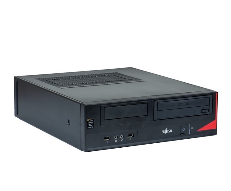 Calculator Fujitsu E520 SFF, Intel Pentium G3440 3.30GHz, 4GB DDR3, 250GB SATA, DVD-ROM + Windows 10 Home