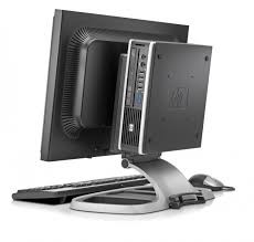 PACHET Calculator Second Hand HP Elite 8000 SFF, Intel Core 2 Duo E7500, 2.93Ghz, 2Gb DDR3, 320Gb SATA, DVD cu Monitor LCD