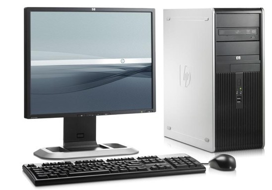 Pachet PC+LCD HP DC7900 Tower, Intel Core 2 Duo E8400 3.0Ghz, 4Gb DDR2, 250Gb SATA, DVD-RW 