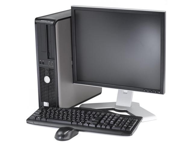 Pachet PC+LCD Dell Optiplex 360 Core2Duo E8400  3.0Ghz 2GbDDR2, 160Gb DVD-RW