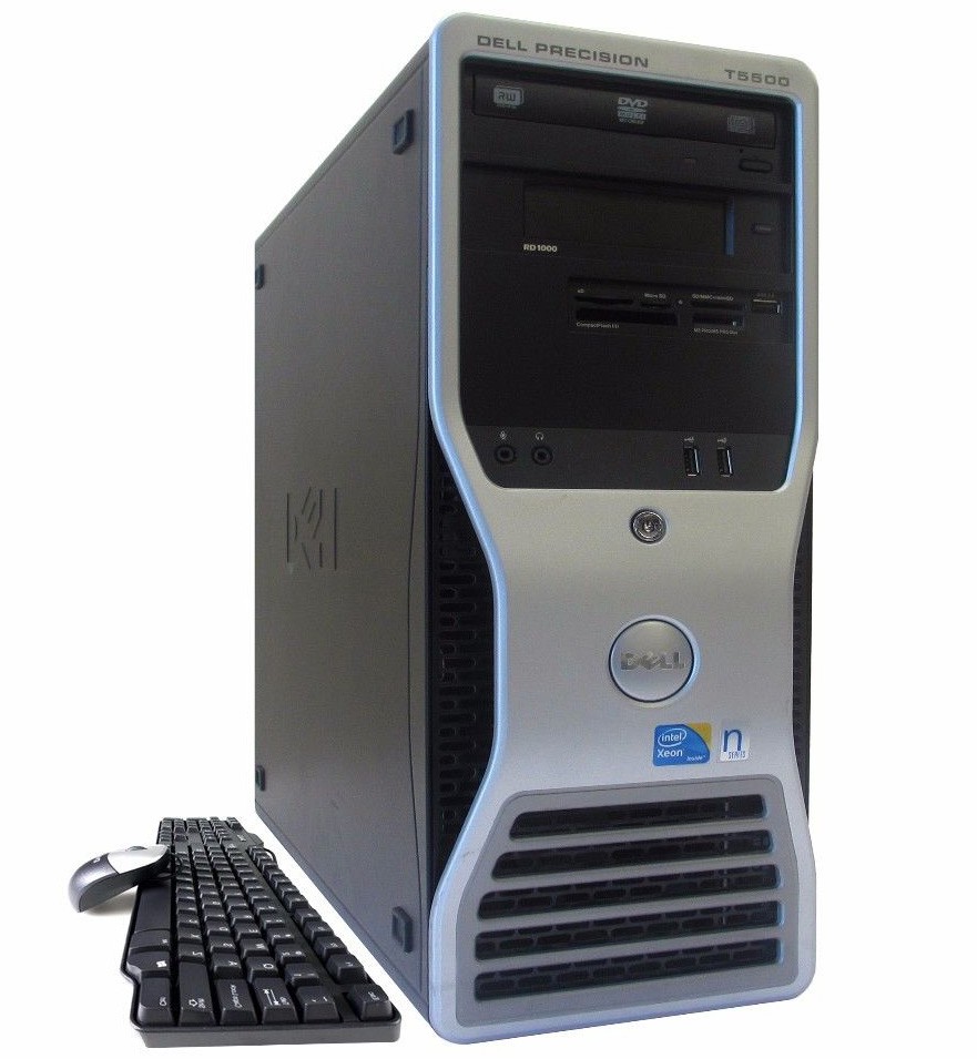 DELL Precision T5500, Intel Xeon Six Core X5650, 2.67Ghz, 16GB DDR3 FBD, 500Gb HDD, DVD-ROM, Video 512MB