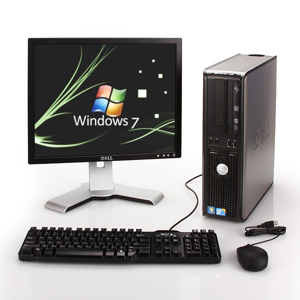 Pachet PC+LCD Dell Optiplex 780 desktop Intel Core2Duo E7500 2.93GHz, 2Gb DDR3, 320Gb HDD, DVD