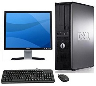 Pachet PC+LCD Dell Optiplex 780, Intel Core 2 Quad Q8400 2.66GHz, 4Gb DDR3, 250GB SATA, DVD-RW