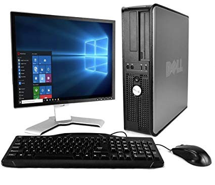 Pachet PC+LCD Dell Optiplex 780 desktop Intel Core2Duo E7300 2.66GHz, 2GbDDR3, 160GbHDD, DVD