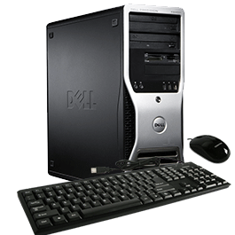 Workstation SH Dell Precision 390, Intel Core 2 Duo E6300, 1.86Ghz, 4Gb DDR2, 160Gb HDD, DVD-ROM,  Nvidia 256MB