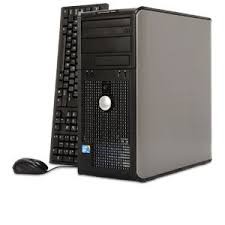 PC sh Dell Optiplex 780 Tower, Intel Core 2 Quad Q9400 2,66Ghz, 4Gb DDR3, 250Gb SATA, DVD-RW
