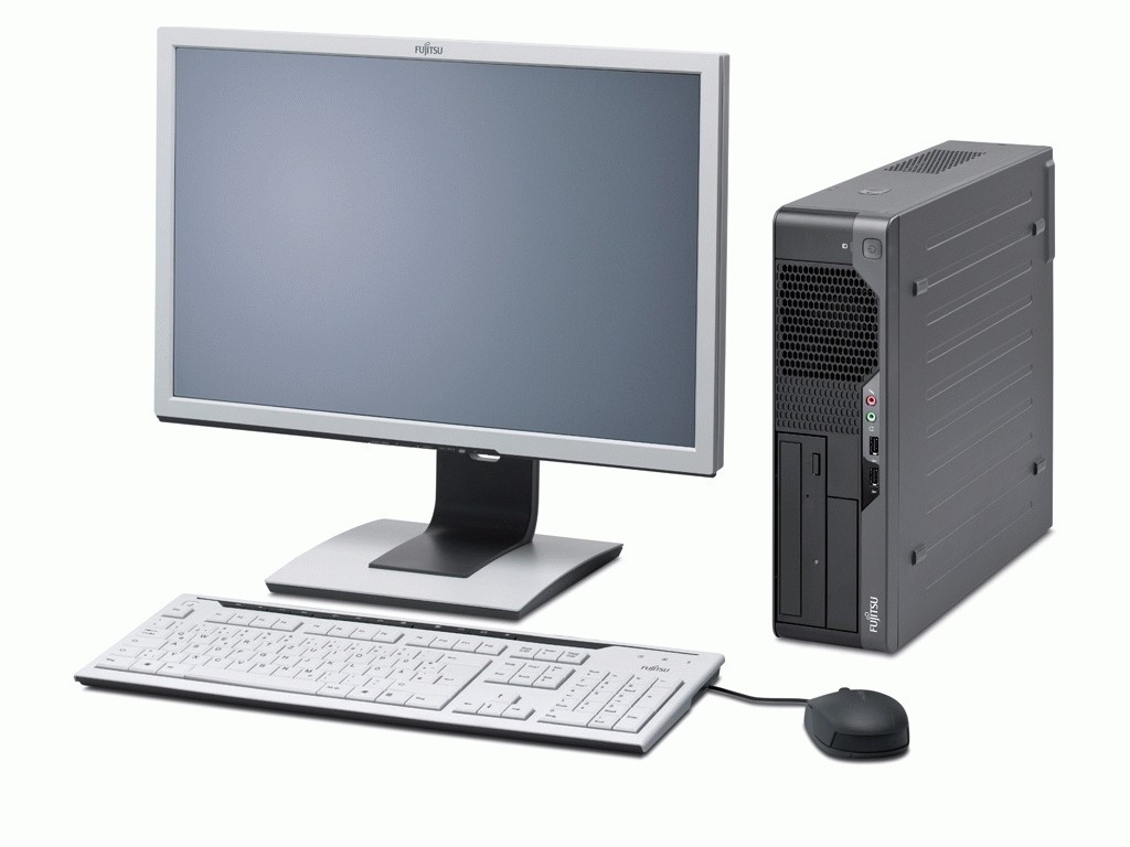 Pachet PC+LCD Fujitsu Siemens Esprimo P710 DSK, Intel Core i5-3470 3.20GHz, 4GB DDR3, 250GB HDD, DVD-ROM