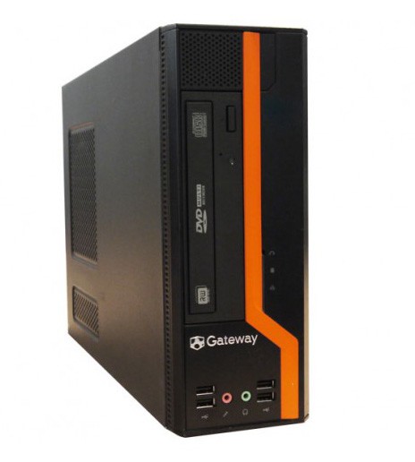 Unitate PC Gateway DS10G Desktop, Intel Core 2 Quad Q6600 2.40GHz, 4Gb DDR3, 500Gb SATA, DVD-RW