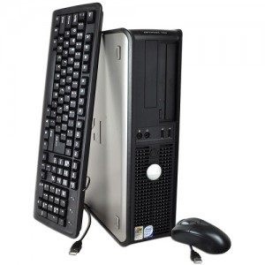 Unitate PC Dell Optiplex 745 Desktop, Intel Core 2 Duo E6300 1.86Ghz, 2Gb DDR2, 160Gb, DVD-ROM