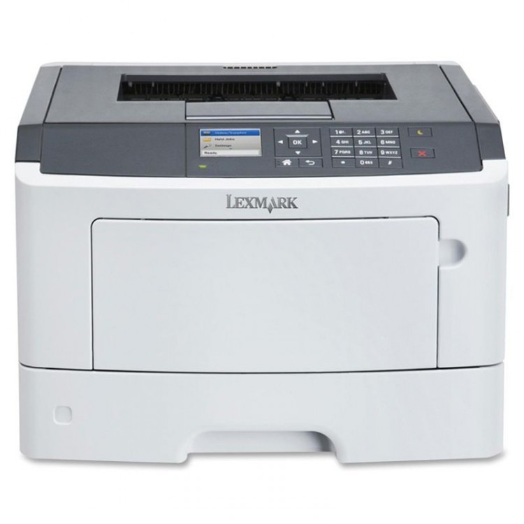Imprimanta Laser Monocrom Lexmark MS-510DN, Duplex, Retea, 30 ppm, Second Hand