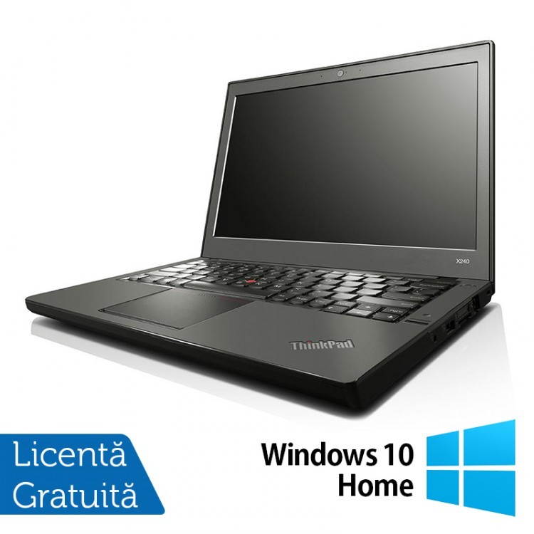 Laptop Refurbished LENOVO Thinkpad x240, Intel Core i5-4300U 1.90GHz, 8GB DDR3, 500GB SATA + Windows 10 Home