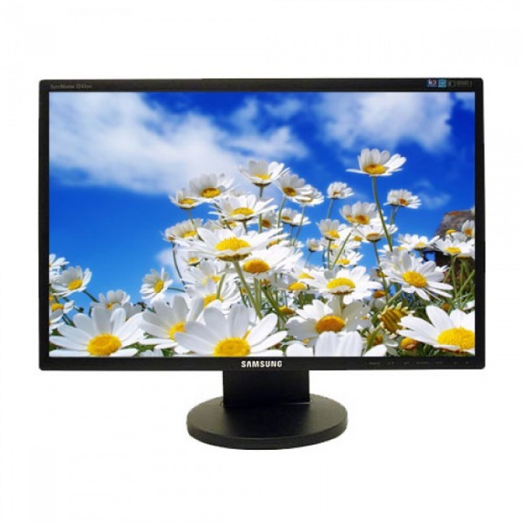 Monitor LCD Samsung 2243BW, 22 inch Widescreen, 1680 x 1050, VGA, DVI, 16.7 milioane de culori, Second Hand