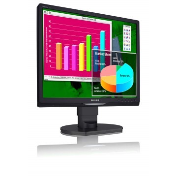 Monitor Philips 19B1 LCD, 19 inch, 1280 x 1024, 5 ms, 16.7 milioane, VGA, DVI, USB, Second Hand