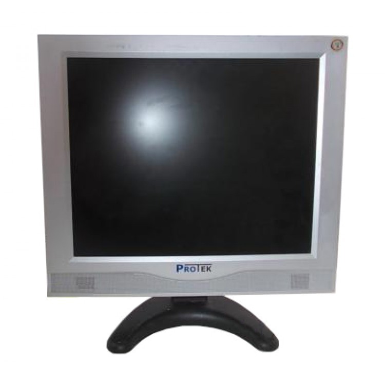 Monitor Protek PT1701, 17 Inch, 1280 x 1024, VGA, Boxe integrate, Second Hand