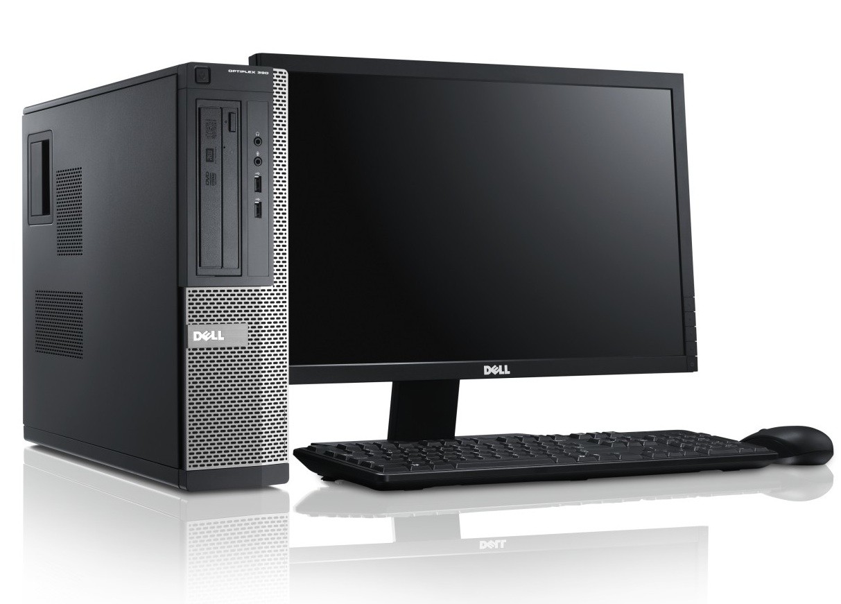 Pachet PC+LCD DELL 3010 SFF, Intel Core i5-2500 3.30GHz, 4GB DDR3, 500GB SATA, DVD