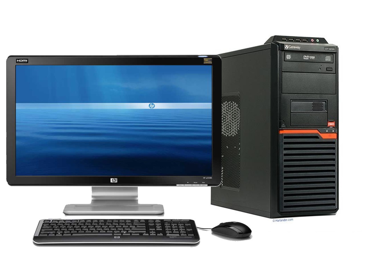 Calculator Gateway DT55 Tower, AMD Athlon II X2 255 3.10GHz , 2Gb DDR3 , 160Gb SATA , DVD cu monitor LCD