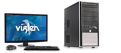 Pachet PC+LCD Viglen Genie Gaming Tower, Core I5-4590S 3,30 Ghz, 8GB, 500GB SATA,DVD  Nvidia GTX640 2GB