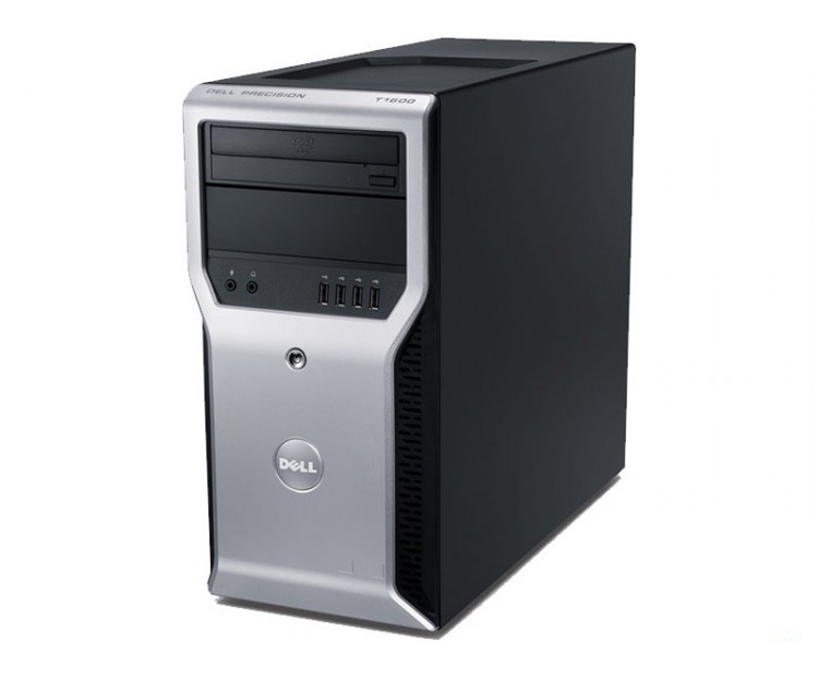 Workstation Dell Precision T1600, Intel Xeon Quad Core E3-1225 3.10GHz - 3.40GHz, 8GB DDR3, 500GB HDD, nVidia GT 605 1GB, DVD-RW + Windows 10 PRO