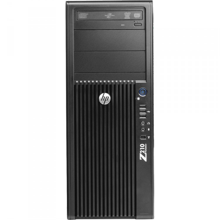 Workstation Refurbished HP Z210, Intel Xeon Quad core E3-1240, 3.3 Ghz-3.70GHz, 4GB DDR3, 500GB HDD, DVD-ROM, nVidia Quadro NVS 300/512MB + Windows 10 Pro