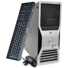 Workstation Dell Precision T3400, Intel Core 2 Duo E8400, 3.0Ghz, 2GB DDR2, 250Gb, DVD-RW, Video 256MB