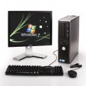 Pachet PC+LCD Dell Optiplex 380 Desktop, Intel Core2 Duo E5300 2.6Ghz, 2Gb DDR3, 250Gb, DVD-RW