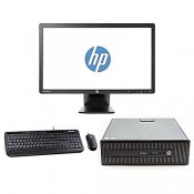Pachet PC+LCD HP ProDesk 600 G1, Intel Core I3-4130 3.40GHz, 4GB DDR3, HDD 500GB Sata, DVD-RW