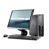 Pachet PC+LCD HP Compaq 6200 Pro DSK, Intel Core i5-2400 3.10GHz, 4Gb DDR3 RAM, 250GB SATA, DVD-RW