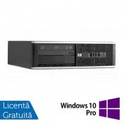 Calculator Refurbished HP 8300 SFF, Intel Core i5-3470 3.20GHz, 4GB DDR3, 200GB, DVD-ROM + Windows 10 Pro