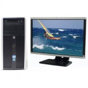 Pachet PC+LCD HP 6200 Pro tower, Intel Core i5-2400, 3.1GHz, 4Gb DDR3, 500Gb, DVD