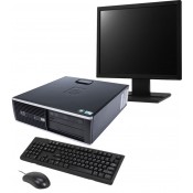 Pachet PC+LCD HP Compaq 6300 Pro Desktop, Intel Core i3-3220 3.30GHz, 4Gb DDR3, 250Gb HDD, DVD