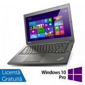 Laptop Refurbished LENOVO ThinkPad T440, Intel Core i5-4300U 1.90GHz, 8GB DDR3, 128GB SSD, 1600x900 + Windows 10 Pro