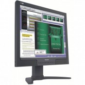 Monitor LCD Philips 190B7, 19 inch, 1280 x 1024, VGA, DVI, USB, Audio, Boxe integrate, Second Hand