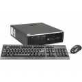 Unitate HP Compaq 6000 Pro Desktop, Intel Core 2 Quad Q9450 2.66GHz, 4Gb DDR3, 250Gb, DVD-RW 