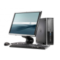 PC HP Elite 6000 Pro Desktop, Intel Core 2 Duo E7500, 2.93GHz, 2GB DDR3, 250GB HDD, DVD-RW cu Monitor LCD