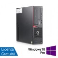 Calculator Refurbished FUJITSU SIEMENS E720, Desktop, Intel Core i3-4130, 3.40GHz, 8GB DDR3, 500GB SATA, DVD-ROM + Windows 10 Pro