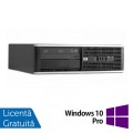 Calculator Refurbished HP 8300 SFF, Intel Core i5-3470 3.20GHz, 4GB DDR3, 200GB, DVD-ROM + Windows 10 Pro