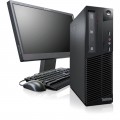 Pachet PC+LCD Lenovo M81 DESKTOP, Intel Core i3-2120, 3.30 GHz, 4GB DDR3, 250GB SATA, DVD-RW