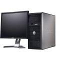 Pachet PC Dell Optiplex 380 tower, Core 2 Duo E8400, 3.0Ghz, 2GbDDR3, 250Gb HDD, DVD cu monitor LCD