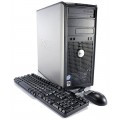 Calculator Dell Optiplex 755 tower, Intel Core 2 Duo E7500, 2.93Ghz, 2Gb DDR2, 160Gb HDD, DVD-RW