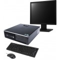 Pachet PC+LCD HP Compaq 6300 Pro Desktop, Intel Core i3-3220 3.30GHz, 4Gb DDR3, 250Gb HDD, DVD
