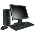 Pachet PC Lenovo Thinkcentre M58 desktop, Intel Core2Duo E8400, 3.0Ghz, 4Gb DDR3, 160Gb HDD, DVD cu monitor LCD