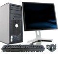 Pachet PC Dell Optiplex 380 tower, Core 2 Duo E8400, 3.0Ghz, 4GbDDR3, 250Gb HDD, DVD cu monitor LCD